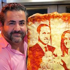 Kate y Guillermo celebraron el nacimiento de su hijo con una pizza
