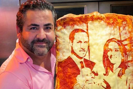 Pizza del nacimiento del hijo de los Duques de Cambridge
