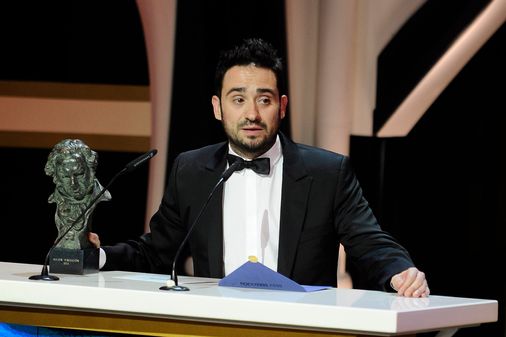 Juan Antonio Bayona en la 27ª edición de los premios Goya