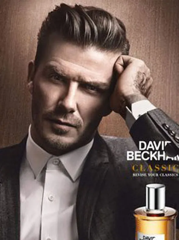David Beckham in topless fragrance teaser advert