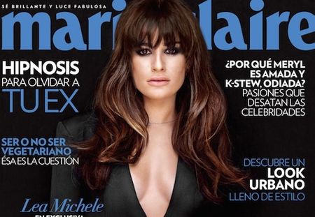 Lea Michele : Sexy en Une de Marie Claire (photo)