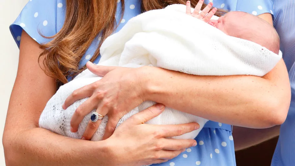 Kate Middleton wraps baby George in same blanket used by Victoria Beckham for Harper