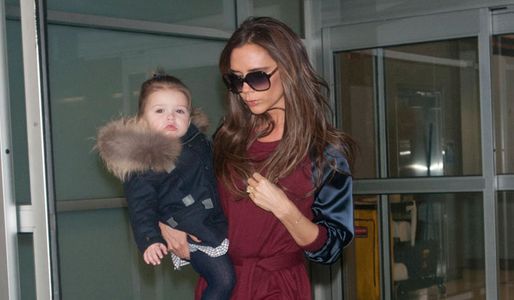 Victoria and Harper Beckham