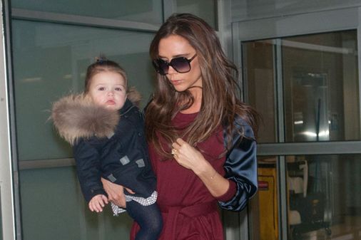 Victoria and Harper Beckham