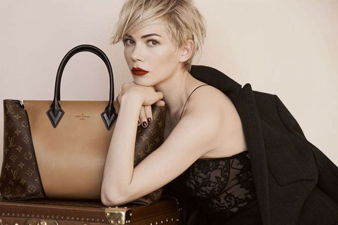 Michelle Williams stars as the new face of Louis Vuitton