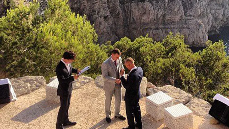 PHOTOS: Benedict Cumberbatch marries friends in Ibiza