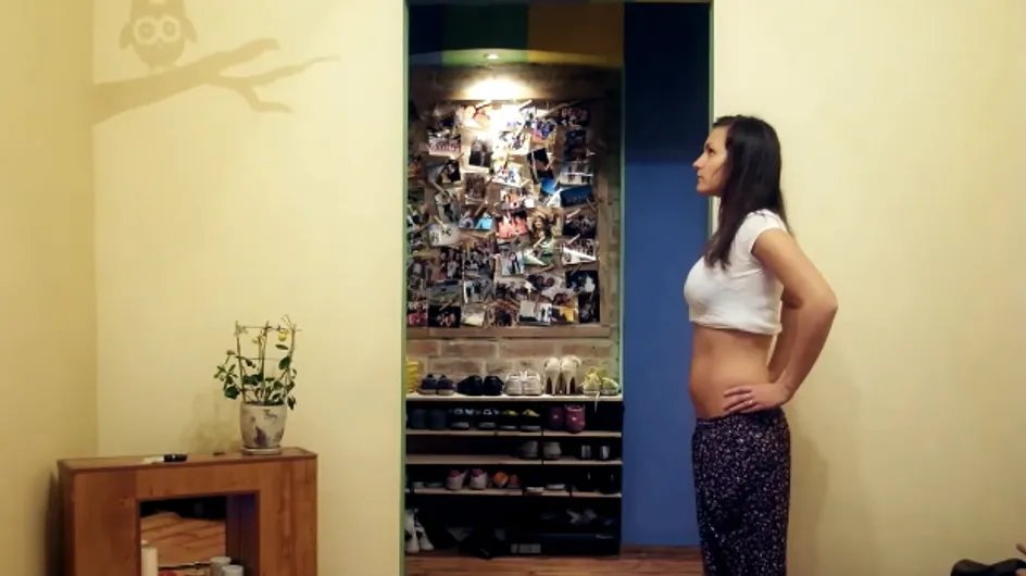 Une grossesse en quelques secondes (Vidéo)