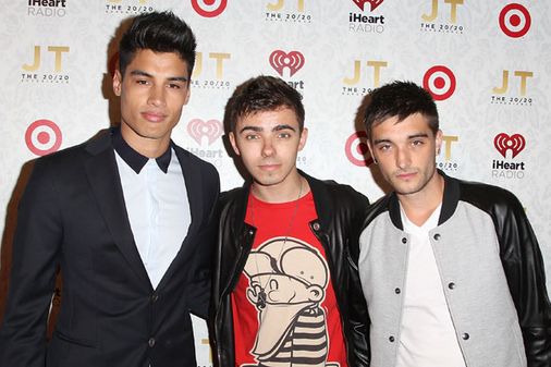 Siva, Nathan and Tom from The Wanted