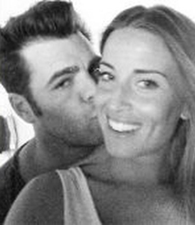 Fonsi Nieto y su novia Marta Castro