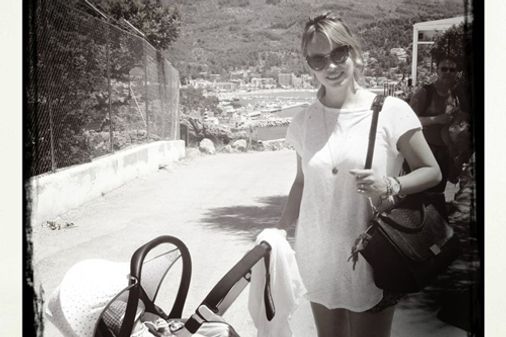 Patricia Conde posa con su pequeño Lucas