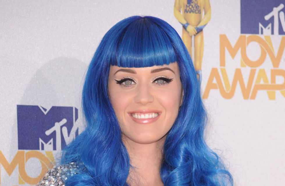Katy Perry Says Bye Bye To Her Blue Hair For Good