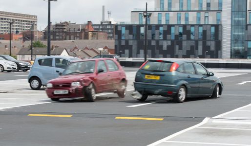 Nancy's car ends up in a crash