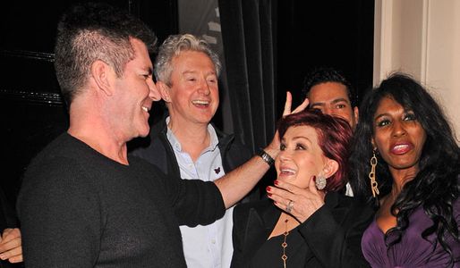 Simon Cowell, Louis Walsh, Sharon Osbourne and Sinitta