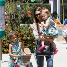 Jessica Alba : Elle habille ses filles à l'identique (Photos)