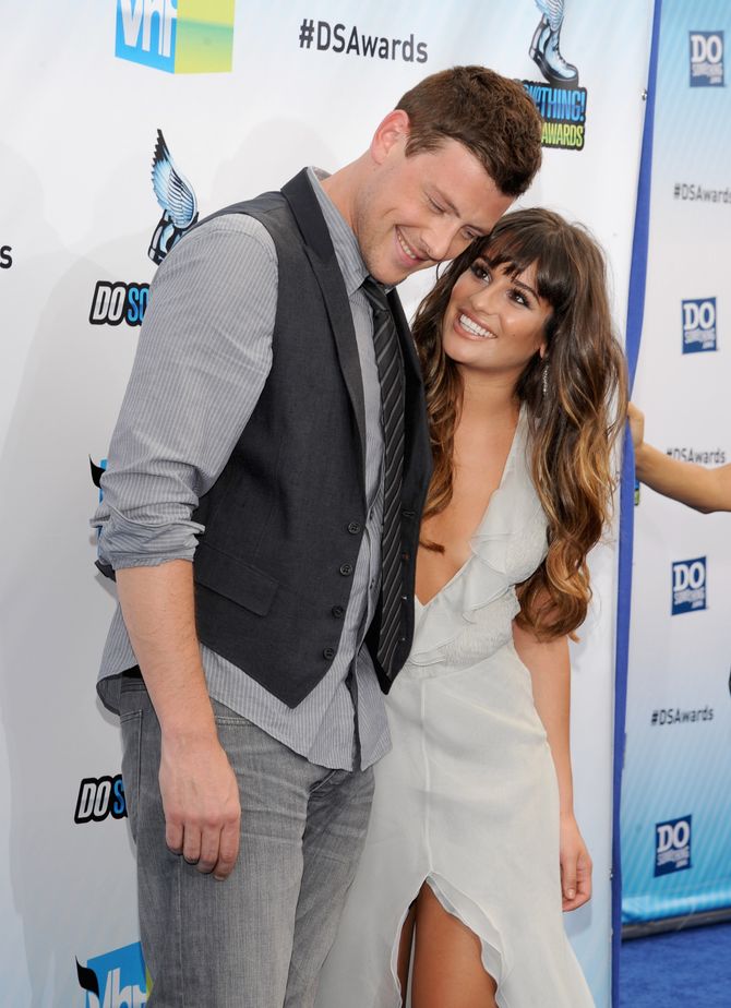 Cory Monteith and Lea Michele
