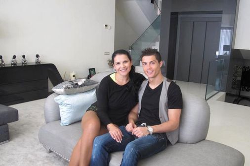 Katia Aveiro y su hermano, Cristiano Ronaldo