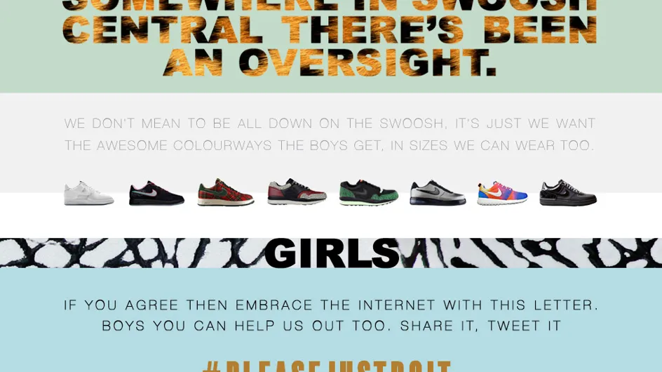 Sexisme : Hey Nike, nous aussi on porte des baskets