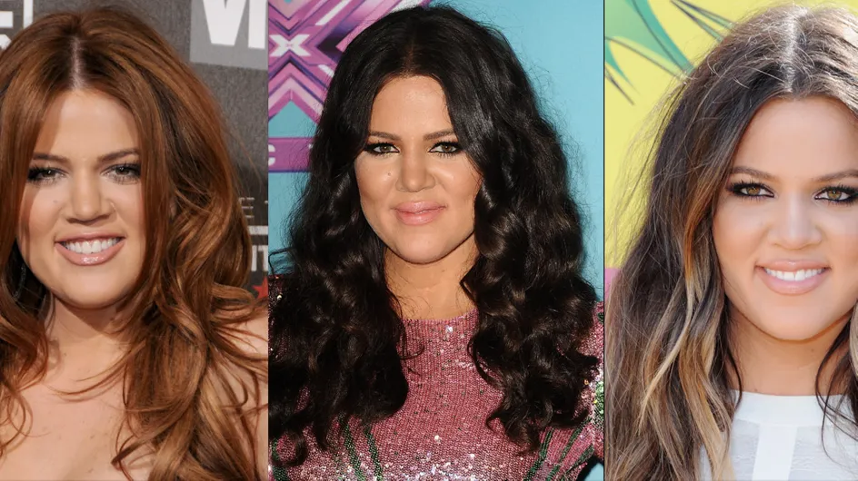 Khloé Kardashian : Blonde, brune, rousse, découvrez son évolution capillaire (Photos)