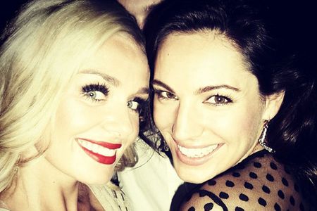 Kelly Brook and Katherine Jenkins