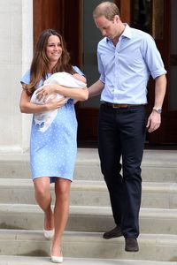 Kate Middleton and Prince William and baby George