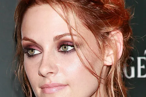 Kristen Stewart's braided updo