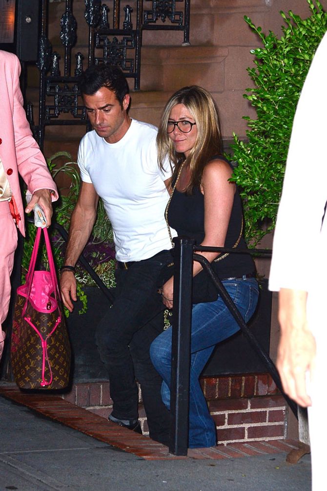 Jennifer Aniston and Justin Theroux