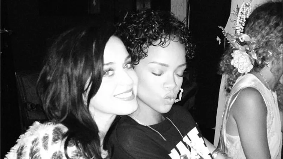 Rihanna et Katy Perry enterrent la hache de guerre (Photos)