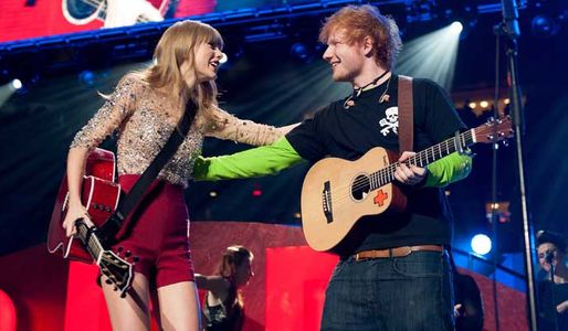 Taylor Swift and Ed Sheeran