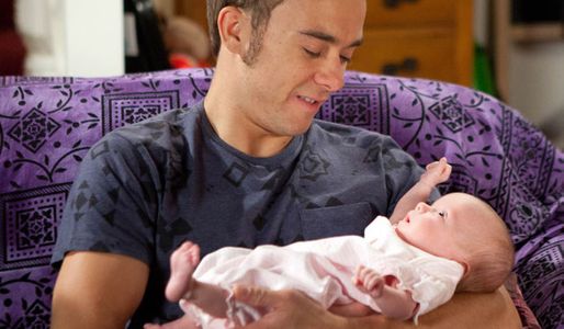 David's besotted with his daughter