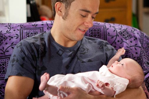 David's besotted with his daughter