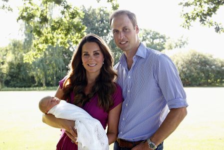 Herzogin Kate, Prinz William und der kleine George