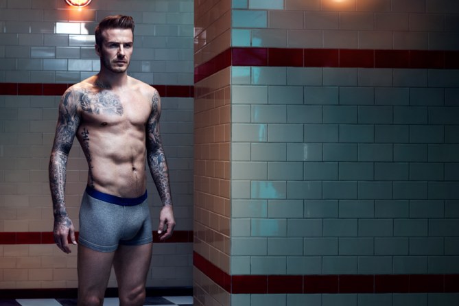 David Beckham H&M bodywear aw13