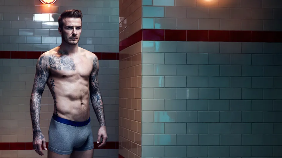 David Beckham is back in his boxers for H&M aw13 campaign