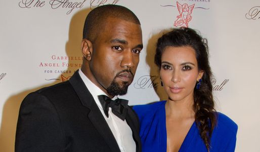 Kanye West and Kim Kardashian