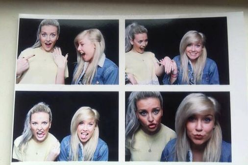 Perrie Edwards photo booth