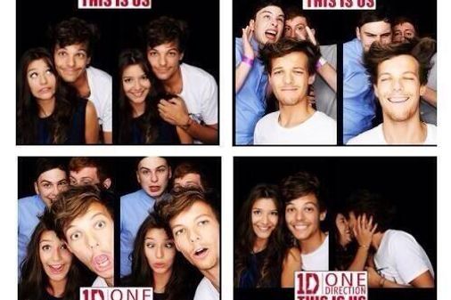Louis Tomlinson and Eleanor Calder's This Is Us photobooth