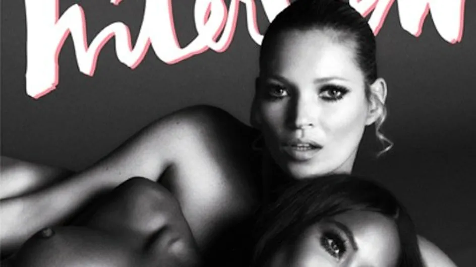 Kate Moss et Naomi Campbell posent nues pour Interview