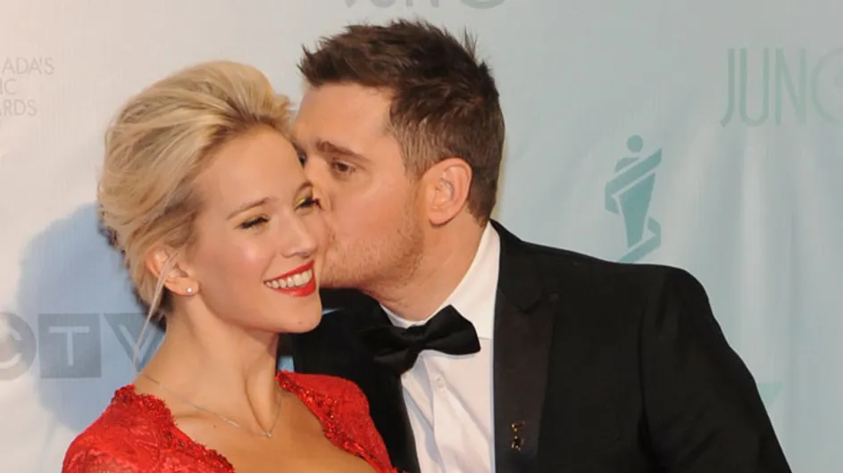 Michael Buble and wife Luisana welcome a baby boy named Noah