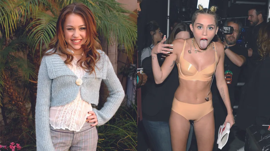 Miley Cyrus : De l'enfant modèle à l'icône trash (Photos)