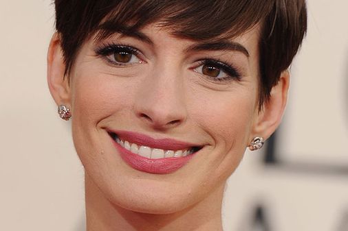Celebrities get bang on trend with full frontal fringes