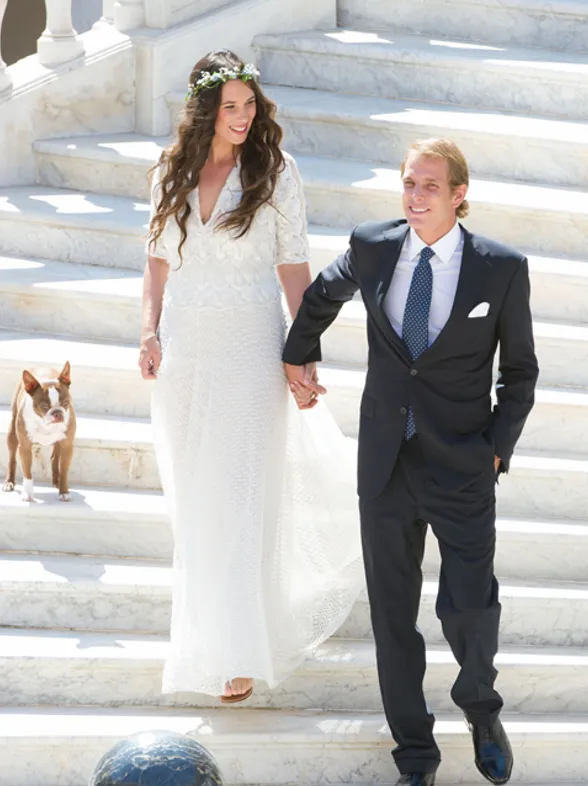 Andrea Casiraghi y Tatiana Santo Domingo ya son marido y mujer