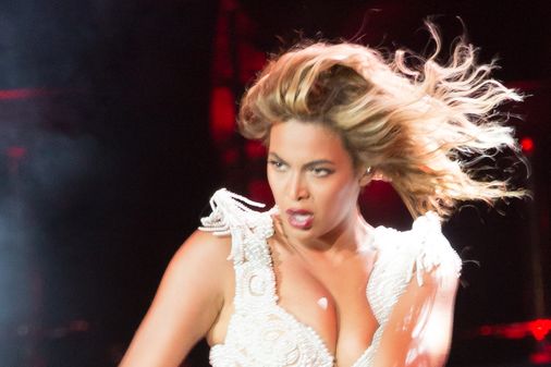 Beyoncé durante su gira