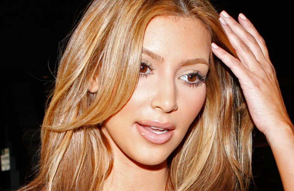 Kim Kardashian Dyes Her Hair Blonde For New Mum Make Over