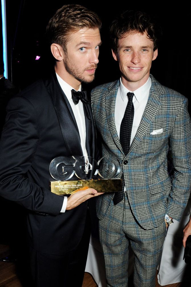 Dan Stevens and Eddie Redmayne