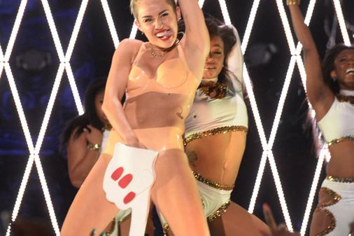 Miley Cyrus at the VMAs