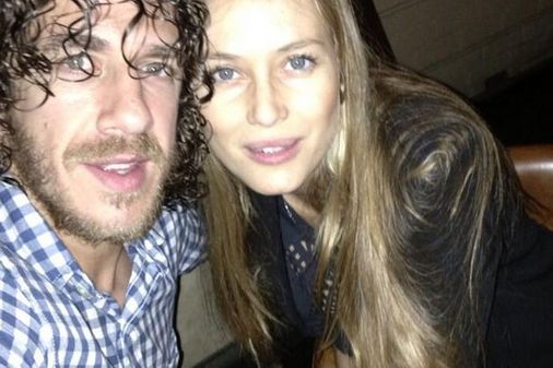Carles Puyol y Vanesa Lorenzo