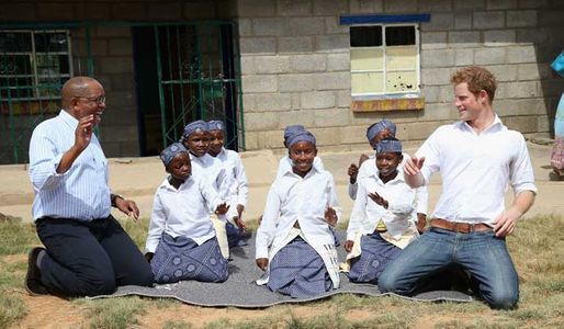 Prince Harry in Lesotho, Africa