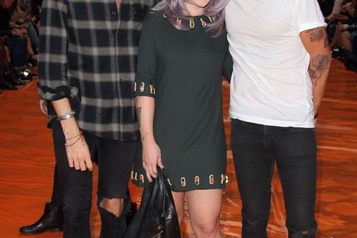 Nick Grimshaw, Kelly Osbourne and Harry Styles