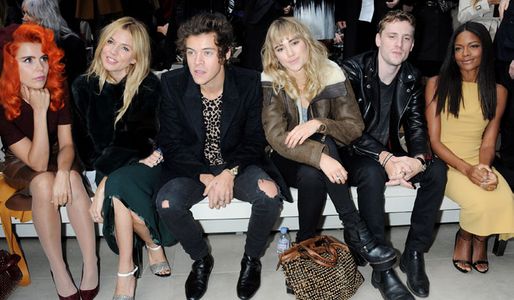 The Burberry front row