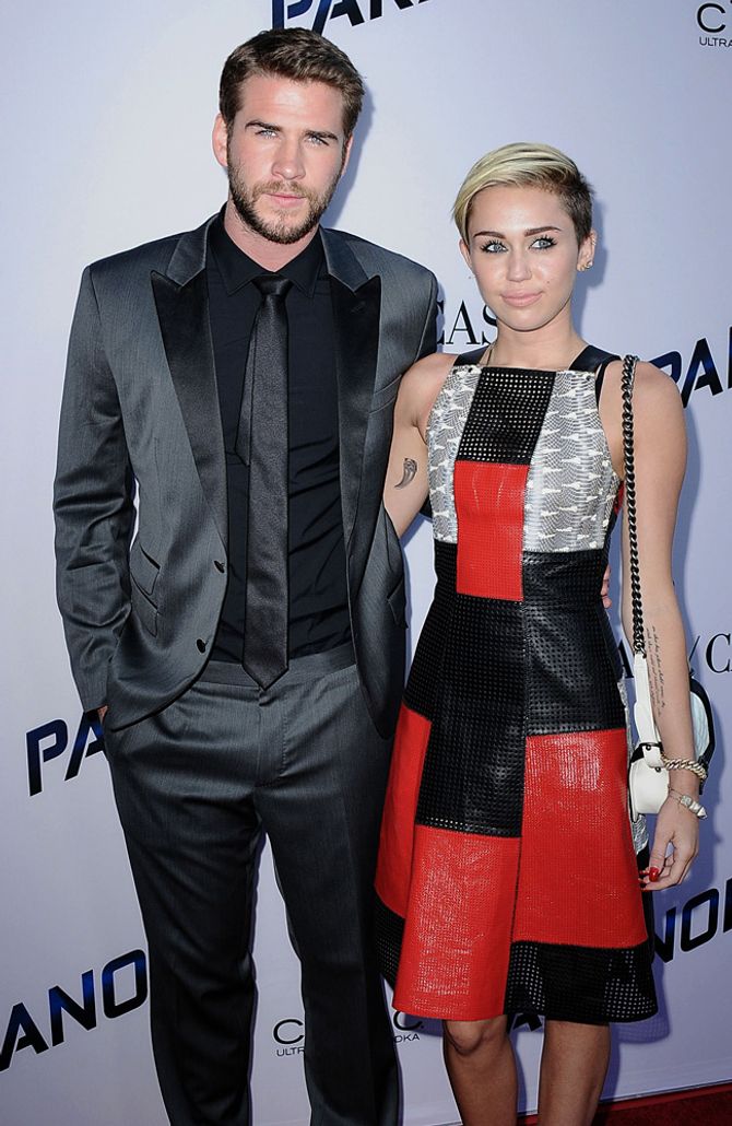 Liam Hemsworth & Miley Cyrus